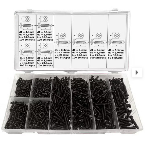 Assortimento viti per lamiera