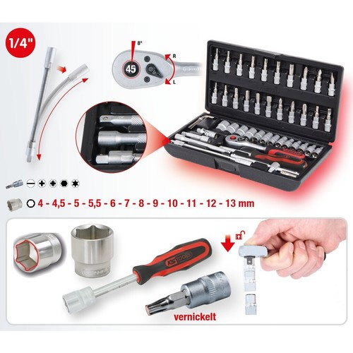 Tools set di - ks, chiavi