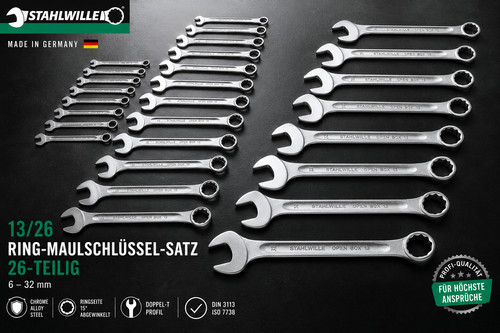 Stahlwille set di chiavi - 13/26,